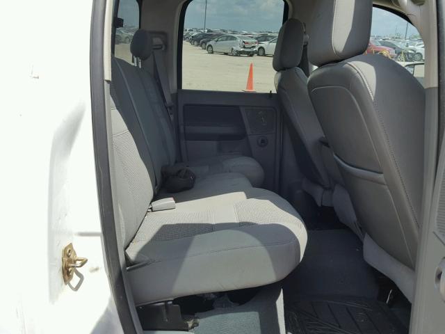 1D7KS28C87J509549 - 2007 DODGE RAM 2500 S WHITE photo 6