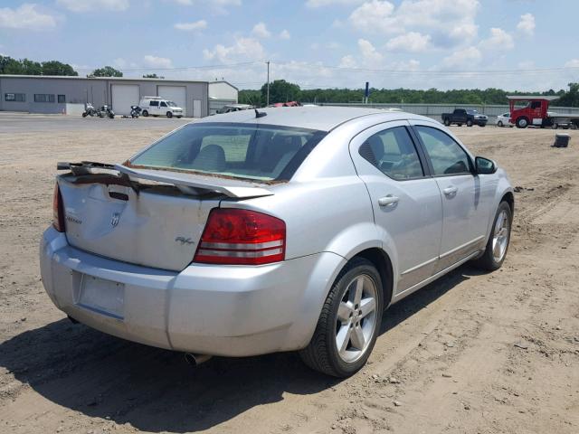 1B3LC76M28N128361 - 2008 DODGE AVENGER R/ SILVER photo 4