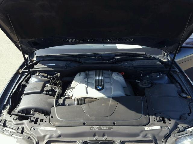 WBAGN63474DS47867 - 2004 BMW 745 LI BLUE photo 7