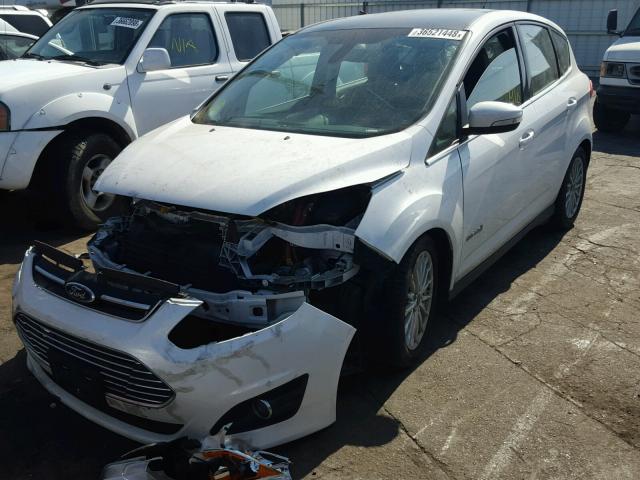 1FADP5BUXGL105878 - 2016 FORD C-MAX SEL WHITE photo 2