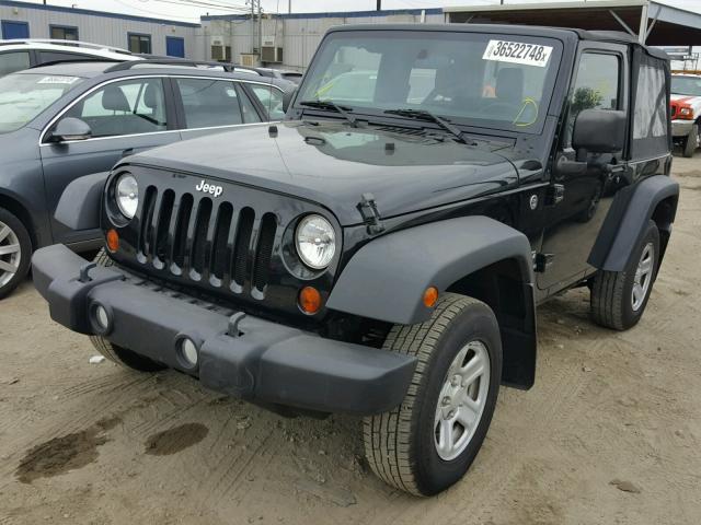 1J4AA2D19BL609003 - 2011 JEEP WRANGLER S BLACK photo 2
