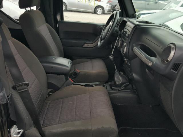 1J4AA2D19BL609003 - 2011 JEEP WRANGLER S BLACK photo 5