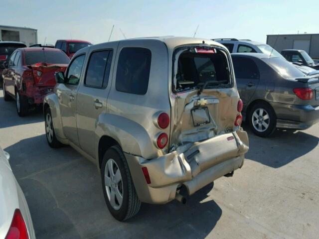 3GNDA13D38S638435 - 2008 CHEVROLET HHR LS 金色 照片 3