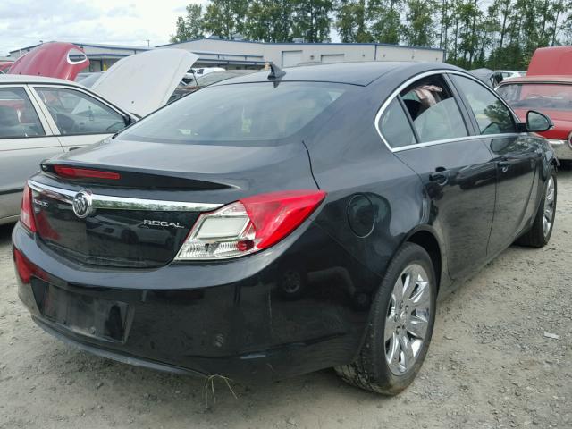 2G4GR5EK6C9127787 - 2012 BUICK REGAL BLACK photo 4