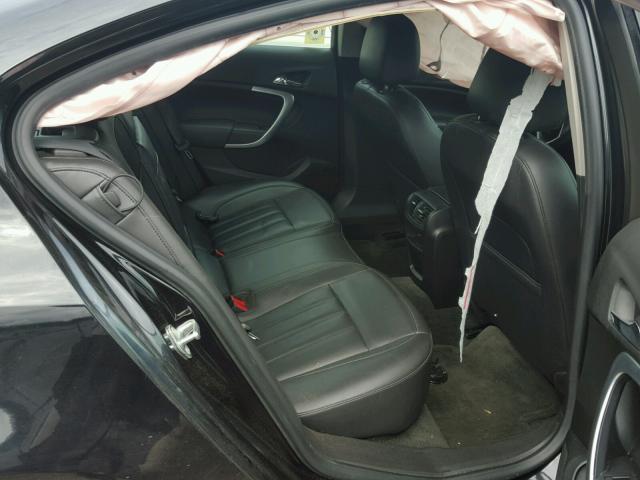 2G4GR5EK6C9127787 - 2012 BUICK REGAL BLACK photo 6
