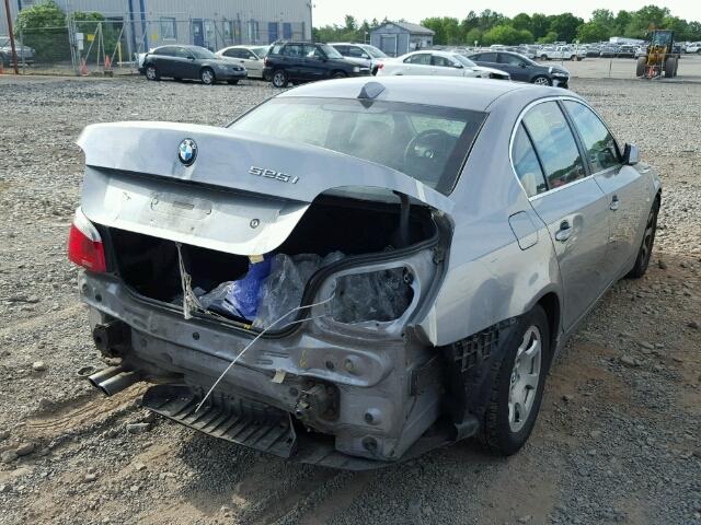 WBANA53514B172438 - 2004 BMW 525 I GRAY photo 4