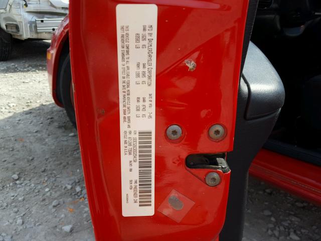 1B3ES26C65D254150 - 2005 DODGE NEON BASE RED photo 10