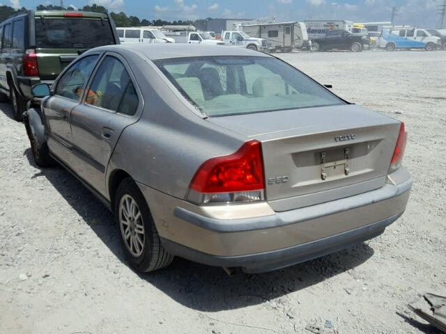 YV1RS61T442366884 - 2004 VOLVO S60 GOLD photo 3