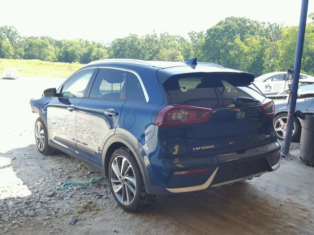 KNDCE3LC1H5090845 - 2017 KIA NIRO EX TO BLUE photo 3