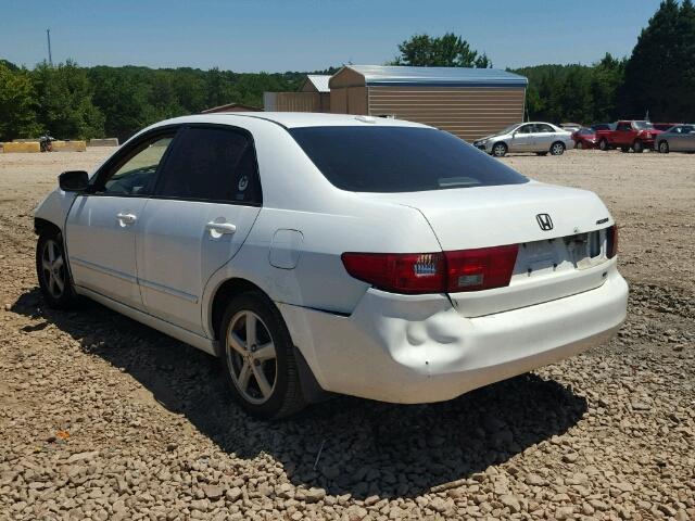 1HGCM56845A010903 - 2005 HONDA ACCORD EX WHITE photo 3