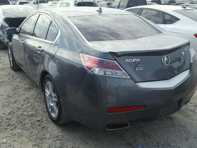 19UUA8F26AA001253 - 2010 ACURA TL GRAY photo 3