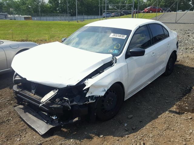 3VW1K7AJ8CM384039 - 2012 VOLKSWAGEN JETTA BASE 白色 照片 2
