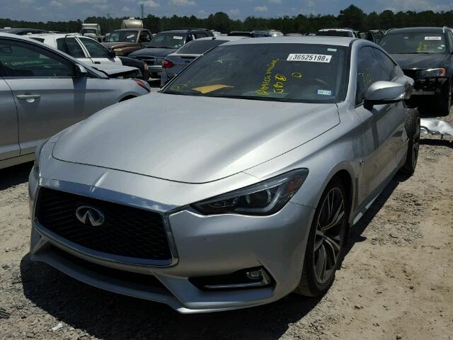 JN1EV7EK8HM361820 - 2017 INFINITI Q60 PREMIU SILVER photo 2