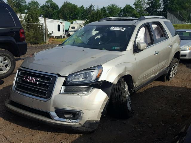 1GKKRRKD9FJ321657 - 2015 GMC ACADIA SLT თაფლისფერი ფოტო 2