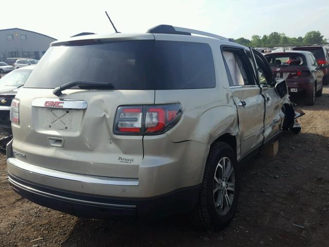 1GKKRRKD9FJ321657 - 2015 GMC ACADIA SLT თაფლისფერი ფოტო 4