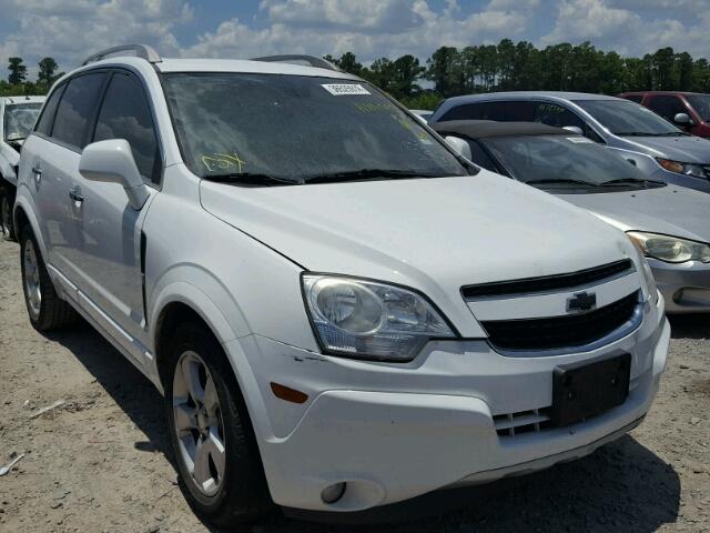 3GNAL4EK6DS639342 - 2013 CHEVROLET CAPTIVA LT WHITE photo 1