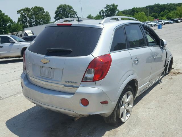 3GNAL3EK9ES628590 - 2014 CHEVROLET CAPTIVA LT SILVER photo 4