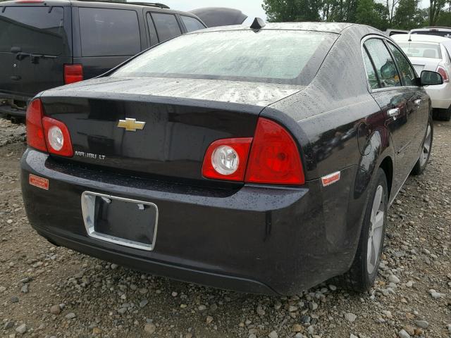 1G1ZC5E04CF109186 - 2012 CHEVROLET MALIBU 1LT BLACK photo 4