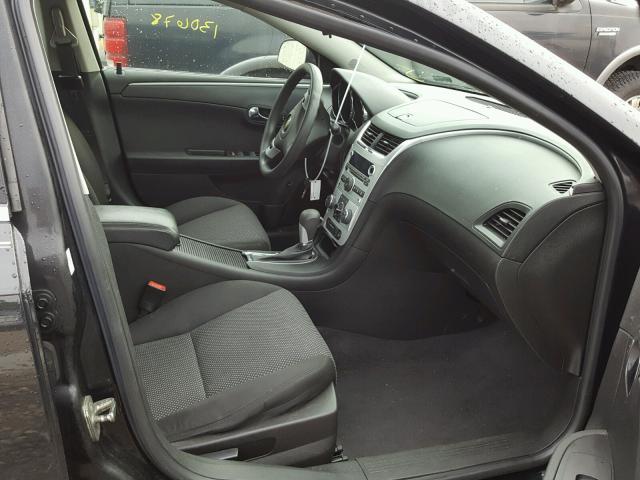 1G1ZC5E04CF109186 - 2012 CHEVROLET MALIBU 1LT BLACK photo 5