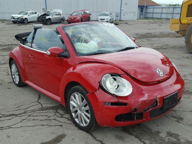 3VWRF31Y58M408673 - 2008 VOLKSWAGEN NEW BEETLE წითელი ფოტო 1