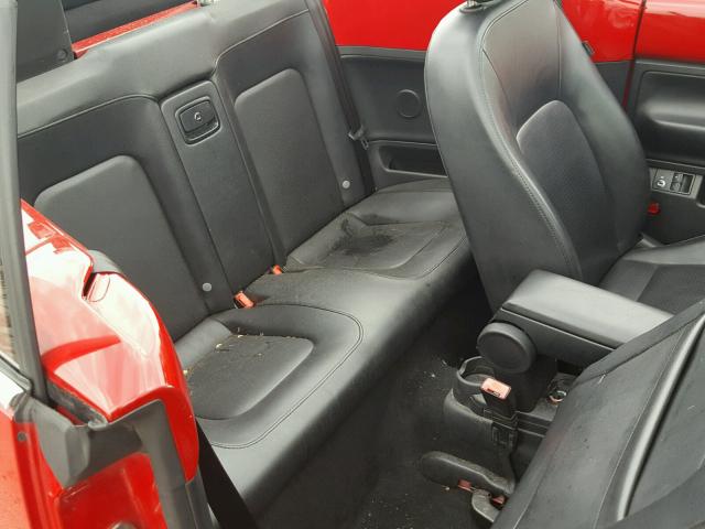 3VWRF31Y58M408673 - 2008 VOLKSWAGEN NEW BEETLE წითელი ფოტო 6