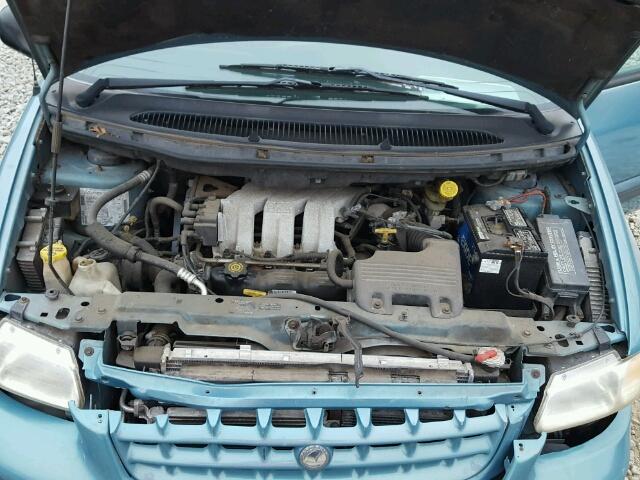 2P4GP44G5XR437111 - 1999 PLYMOUTH GRAND VOYA BLUE photo 7