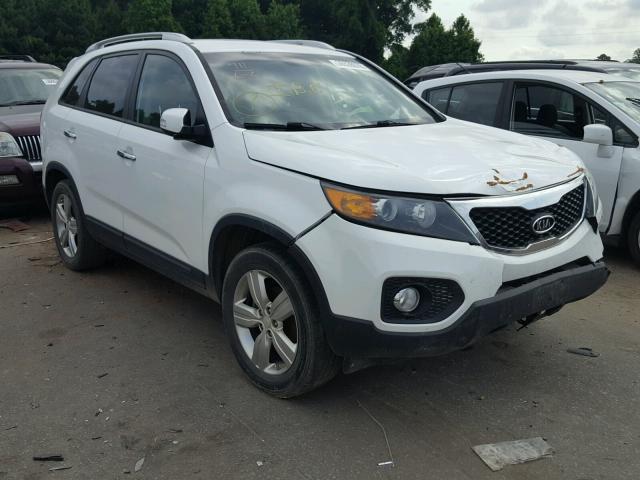 5XYKU3A63DG412835 - 2013 KIA SORENTO EX WHITE photo 1