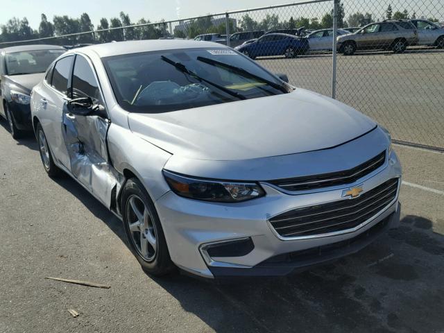 1G1ZB5ST5HF136180 - 2017 CHEVROLET MALIBU LS ვერცხლისფერი ფოტო 1