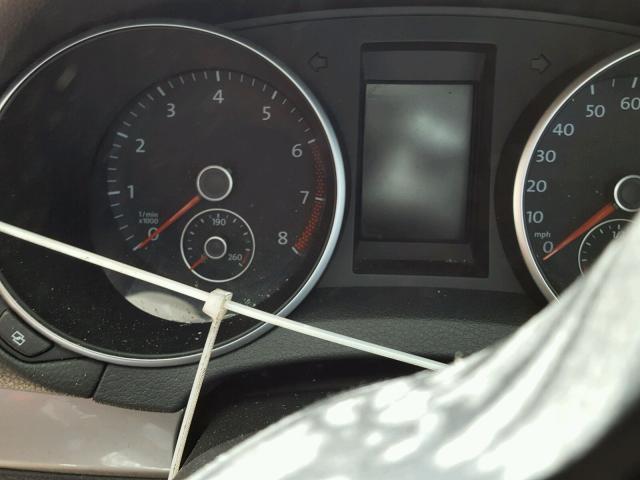 WVWDA7AJ4BW277569 - 2011 VOLKSWAGEN GOLF BLUE photo 8