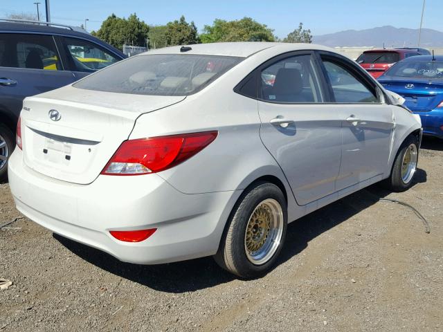 KMHCT4AE4GU090922 - 2016 HYUNDAI ACCENT SE CREAM photo 4