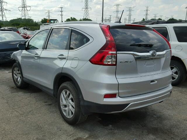 5J6RM4H76GL026173 - 2016 HONDA CR-V EXL SILVER photo 3