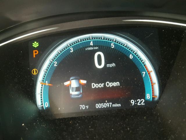 2HGFC2F79JH500867 - 2018 HONDA CIVIC EX 灰色 照片 8