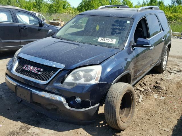 1GKEV23788J239043 - 2008 GMC ACADIA SLT ლურჯი ფოტო 2