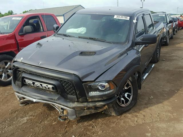 1C6RR7YT6HS586599 - 2017 RAM 1500 REBEL გრაფიტი ფოტო 2