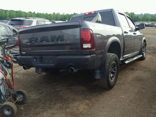 1C6RR7YT6HS586599 - 2017 RAM 1500 REBEL გრაფიტი ფოტო 4