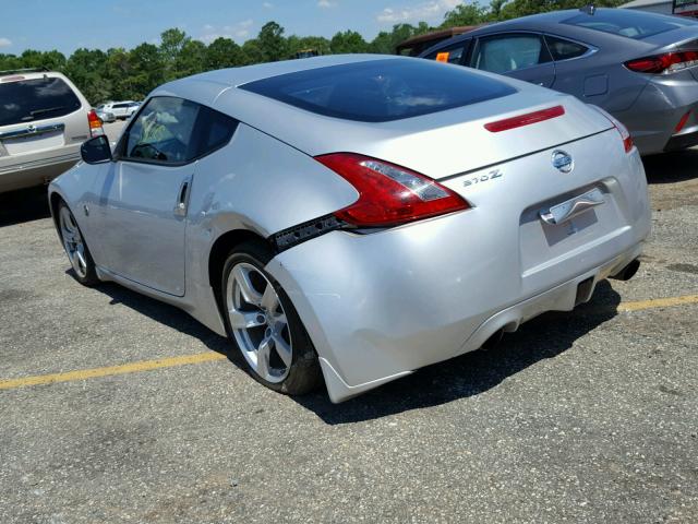 JN1AZ4EH0AM503122 - 2010 NISSAN 370Z SILVER photo 3