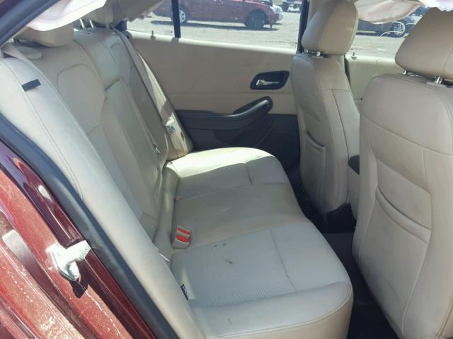 1G11C5SL9FF158206 - 2015 CHEVROLET MALIBU 1LT MAROON photo 6