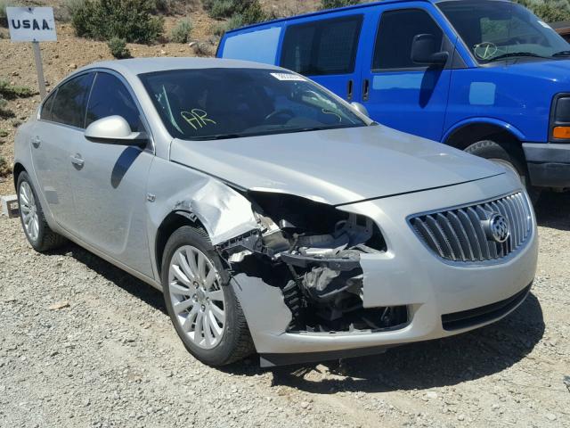 W04GN5EC3B1107051 - 2011 BUICK REGAL CXL SILVER photo 1