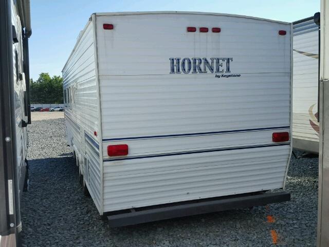 4YDT27B2137309760 - 2003 KEYSTONE HORNET WHITE photo 3