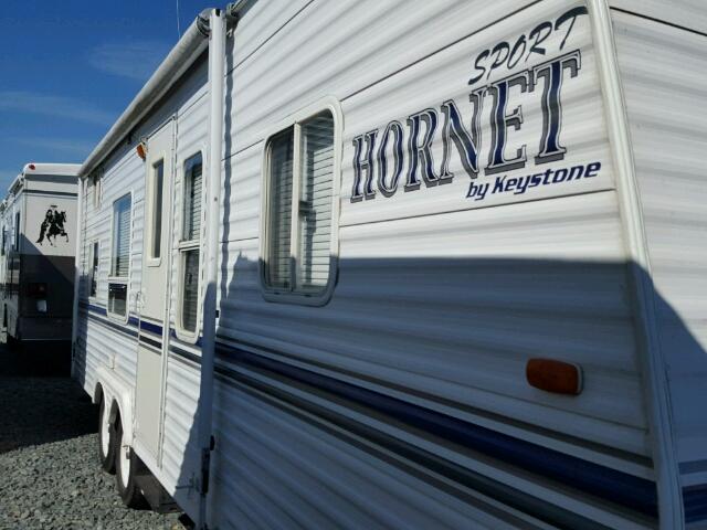 4YDT27B2137309760 - 2003 KEYSTONE HORNET WHITE photo 9