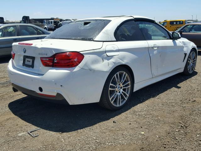 WBA3V7C53FP771497 - 2015 BMW 428 I WHITE photo 4