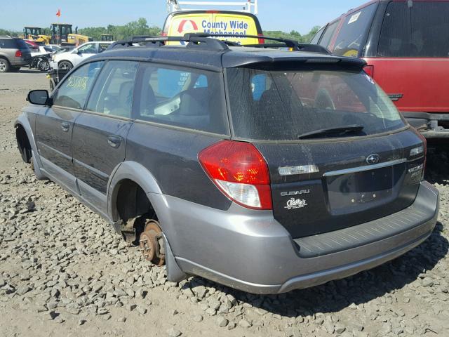 4S4BP61C397344471 - 2009 SUBARU OUTBACK 2. GREEN photo 3