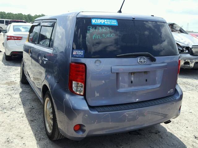JTLZE4FEXCJ009004 - 2012 TOYOTA SCION XB Mavi foto 3