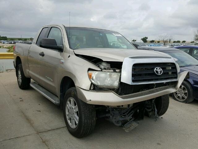 5TFBV54147X018836 - 2007 TOYOTA TUNDRA DOU BEIGE photo 1