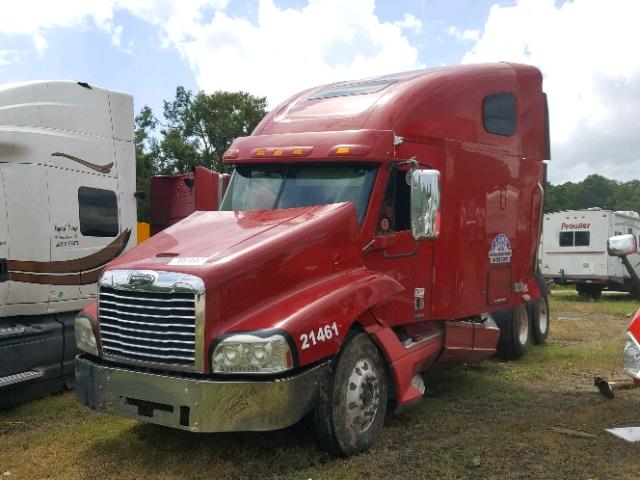 1FUJBBAV67LY53282 - 2007 FREIGHTLINER CONVENTION RED photo 2