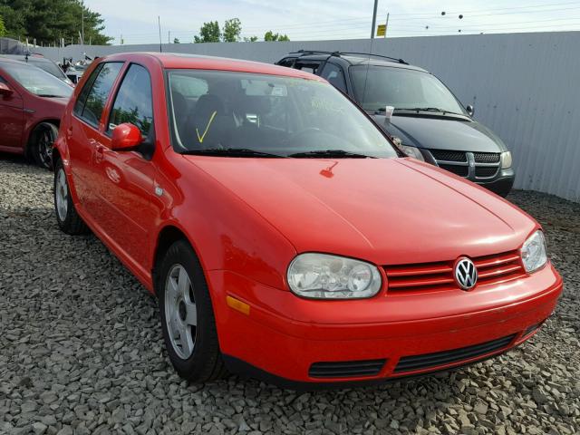 WVWGC21J8YW590241 - 2000 VOLKSWAGEN GOLF GLS RED photo 1