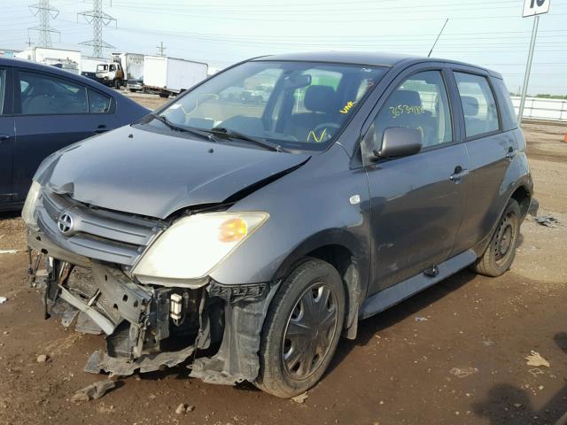 JTKKT624750126844 - 2005 TOYOTA SCION XA GRAY photo 2