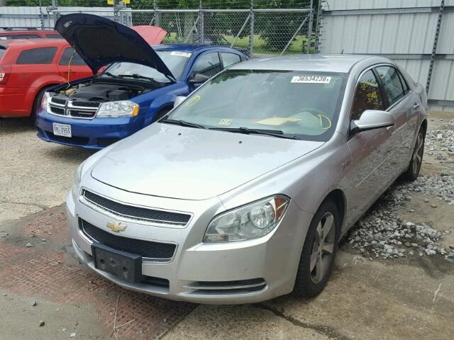 1G1ZF575X9F220253 - 2009 CHEVROLET MALIBU HYB SILVER photo 2