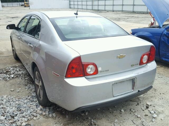 1G1ZF575X9F220253 - 2009 CHEVROLET MALIBU HYB 银色 照片 3