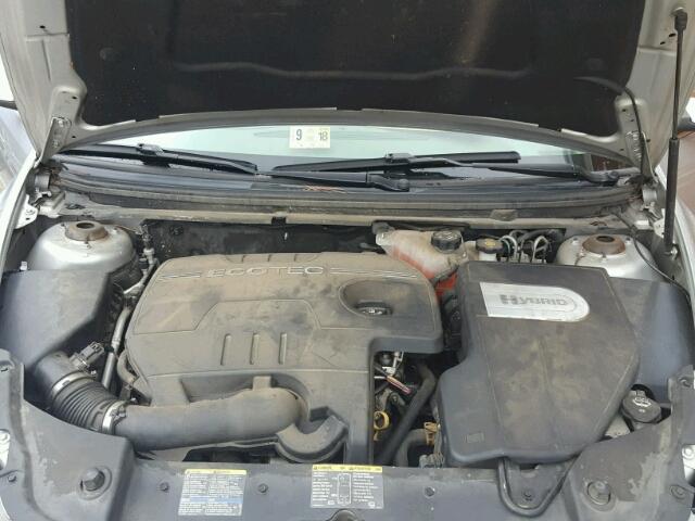 1G1ZF575X9F220253 - 2009 CHEVROLET MALIBU HYB 银色 照片 7